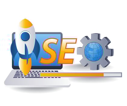 Starup seo optimization , flat isometric 3d illustration vector