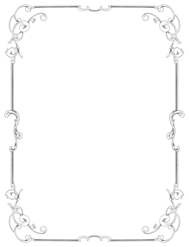Royal pattern border and frame illustration png