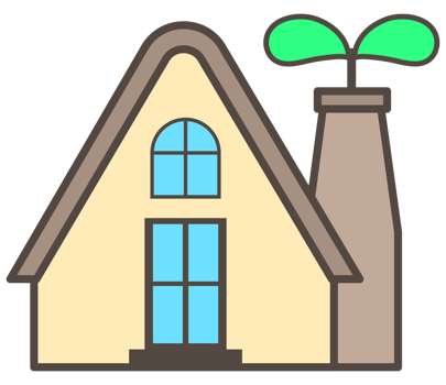 World Earth Day doodle Cute ecology lifestyle and nature protection eco friendly house png