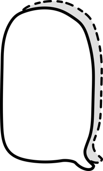 Black and white color speech bubble balloon, icon sticker memo keyword planner text box banner, flat png transparent element design