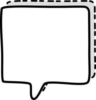 Black and white color speech bubble balloon, icon sticker memo keyword planner text box banner, flat png transparent element design