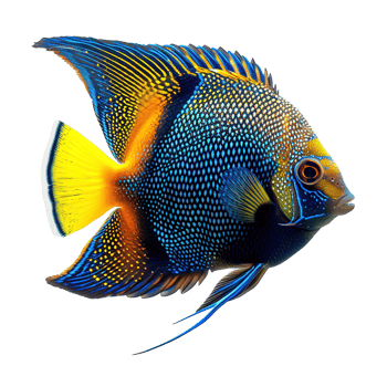 AI generated Tropical fish isolated on transparent background png