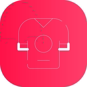 Line Round Corner Gradient vector