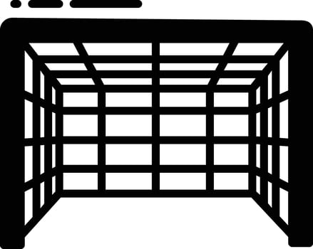 Soccer glyph and line vector illustration