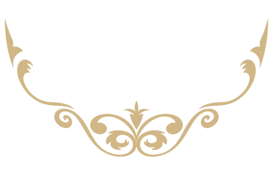 Golden abstract vintage curves for border lines Graphic elements png