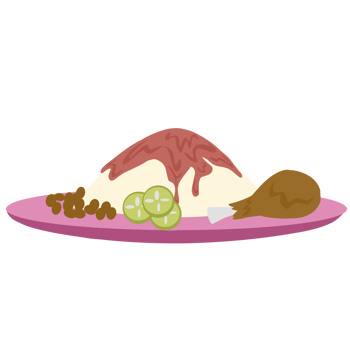 Nasi lemak illustration png