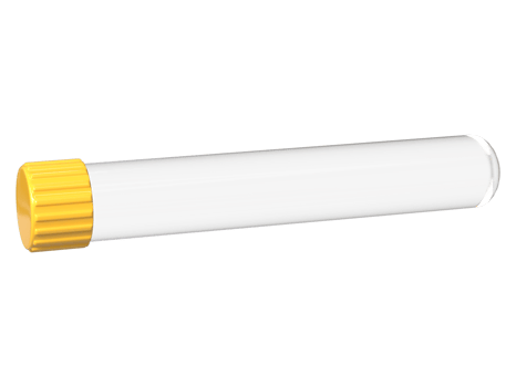 3D Realistic Medical Test blood sample tube rendering, png