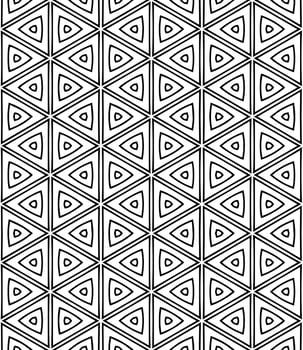 Black and white seamless abstract pattern. Background and backdrop. Grayscale ornamental design. vector