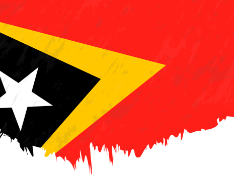 Grunge-style flag of East Timor. png