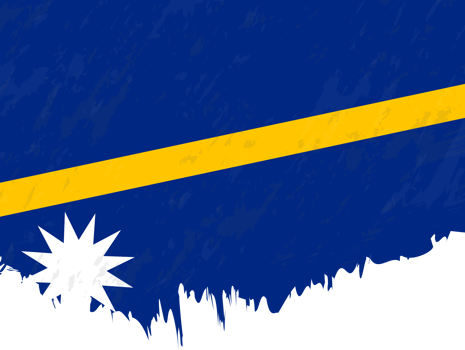 Grunge-style flag of Nauru. png