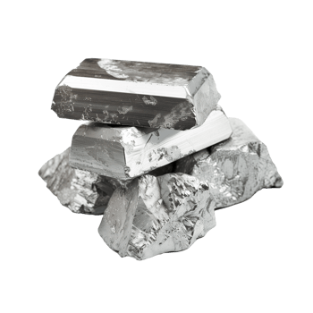 AI generated Stacked pure silver bars on transparent background png