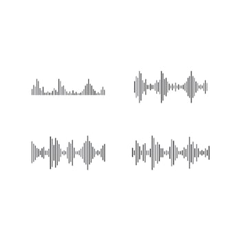 soundwave music icon vector