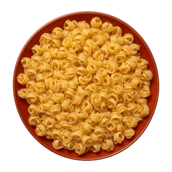 AI generated Transparent background with pasta nests isolated png