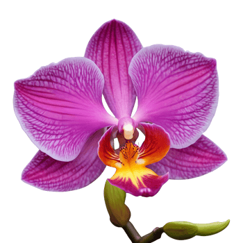 AI generated Gorgeous orchid tree isolated png