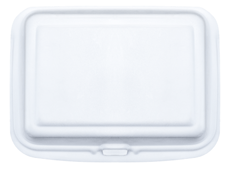 White foam box png