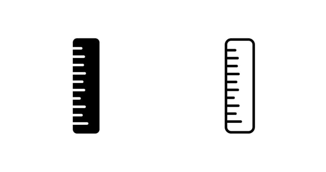 Ruler Vector Icon