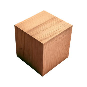 AI generated Blocks made of wood isolated on transparent background png