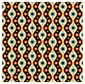 Seventies Retro Modern Boho Style Mid Century Pattern png