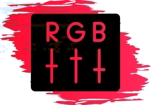 Rgb Creative Icon Design vector