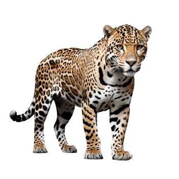 AI generated jaguar from the tropical rainforest. png
