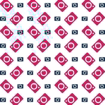 Photography fabulous trendy multicolor repeating pattern vector illustration design