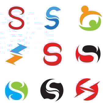 Letter S logo icon design template elements vector