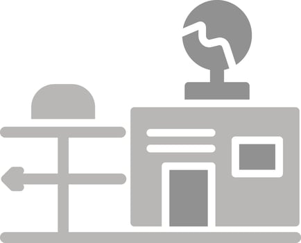 Weather Station Vector Icon