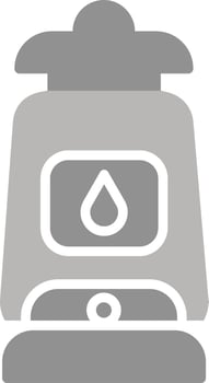 Oil Lamp Vector Icon