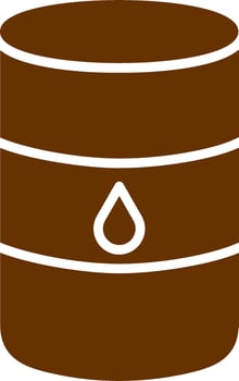 Oil Barrel Vector Icon