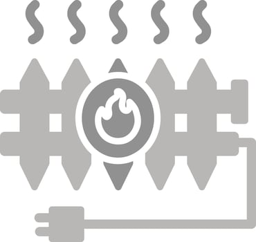 Heat Radiator Vector Icon