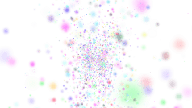 a colorful splash of paint on a transparent background png
