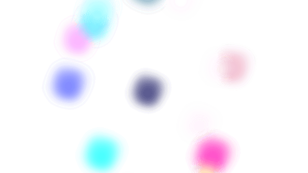colorful splatters on a transparent background png