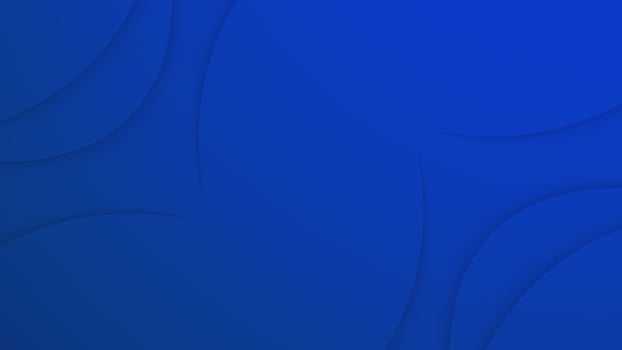 Abstract royal blue background with shadow curve. Template design for landing page, UI, business presentation, invitation card, cover. Illustration with copy space. vector