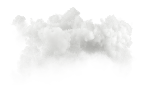 Ozone fluffy Cut out transparent backgrounds specials effect 3d render png