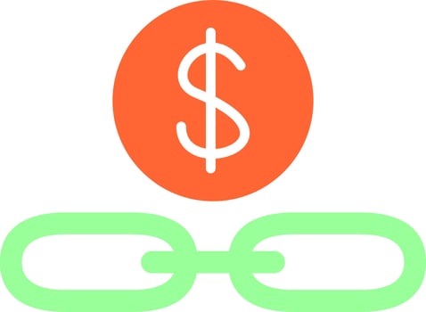 Link Sales Vector Icon