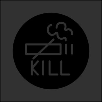 Smoking Kills Vector Icon