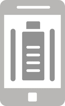 Mobile Battery Vector Icon