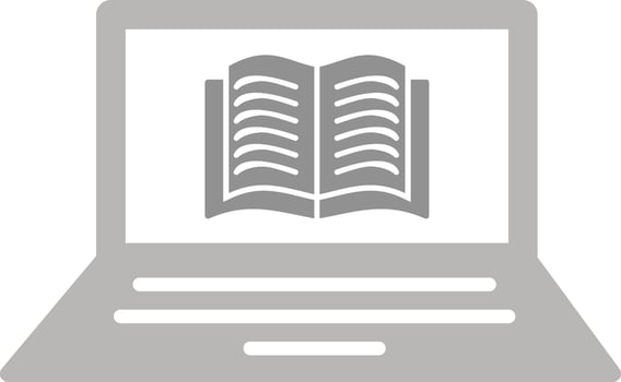 Online Books Vector Icon