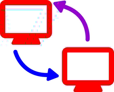 Synchronization Vector Icon