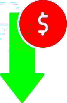 Loss Vector Icon