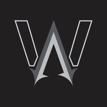 W logo design and vector