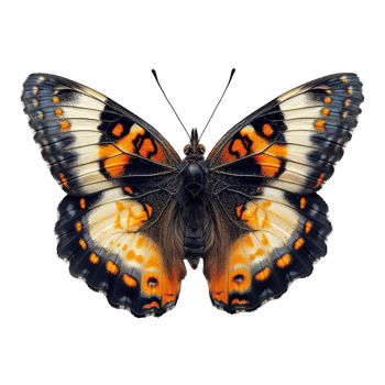 AI generated Butterfly isolated on transparent background png
