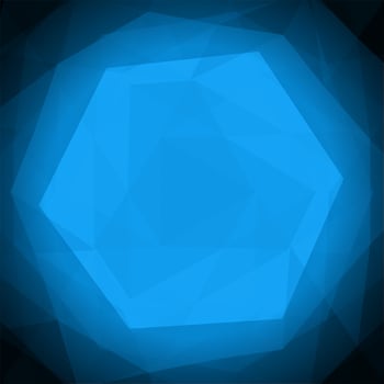 Blue Polygonal Mosaic Background vector