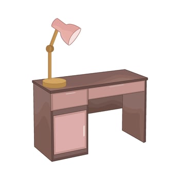 illustration of desk vector