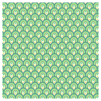 Retro 60s 70s Groovy Green Vintage Mid Century Pattern png