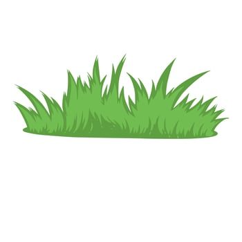 Grass Cartoon Illustration Vector