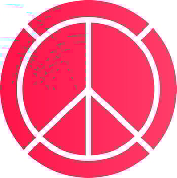 Peace Creative Icon Design vector