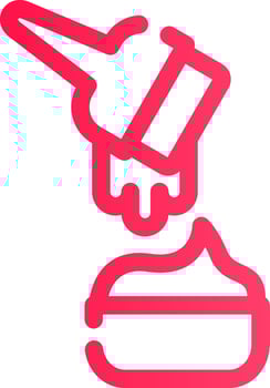 Dye Creative Icon Design vector