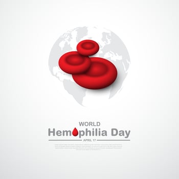 World Hemophilia Day background Vector illustration