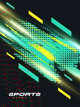 Abstract Sport Cover or Poster Design with Brush Illustration. Template Design vector